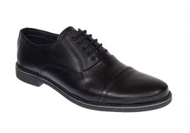 Pantofi barbati casual din piele naturala Negru P32NBOX